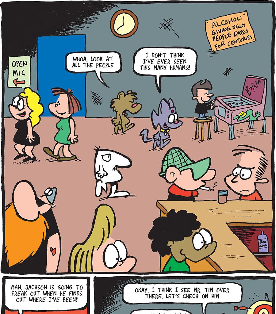 The Fuzzy Princess - Episode 305, Page 1: 2018-08-29-So Many Humans